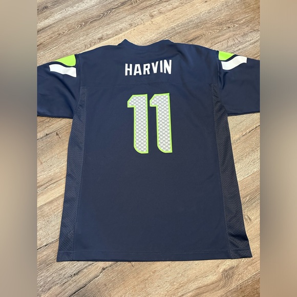 Seattle Seahawks Jersey Percy Harvin #11- Navy- Youth XL Team Apparel - Picture 4 of 6